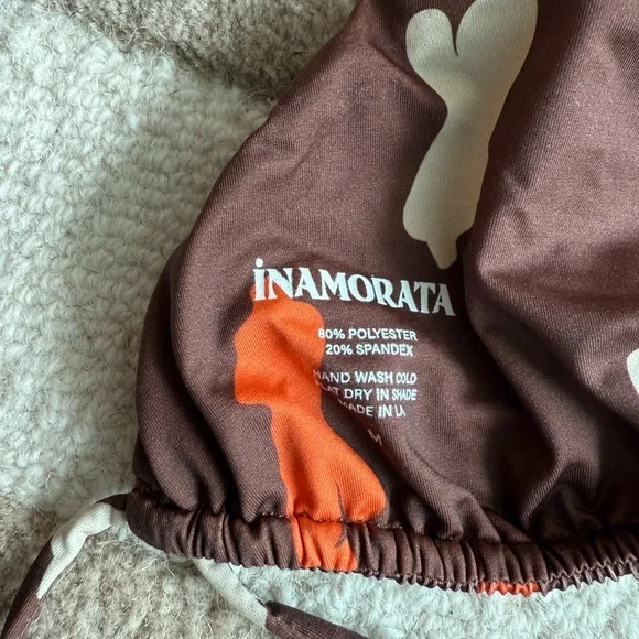 iNAMORATA Rusted Brown Bikini Set - Picture 3 of 5